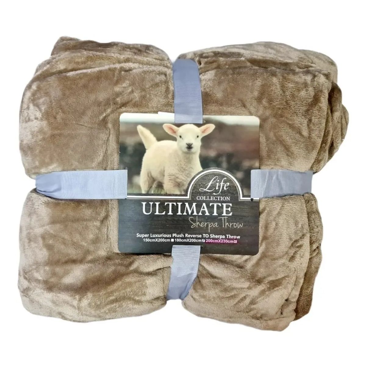 Copia - Manta Polar frazada Corderito 200x230cm Suave Y Cálida