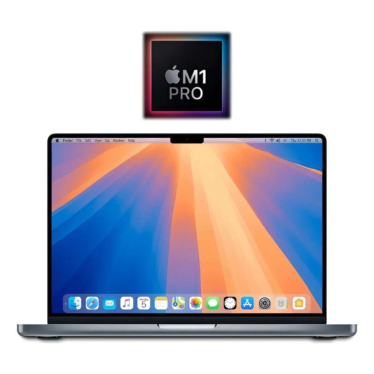 Copia - Notebook Apple Macbook Pro M1 Pro 10 CPU/16 GPU - 3.2 GHz 16GB 1TB 16" Space Gray - A2485 - 2021 - Reacondicionado Copia - Notebook Apple Macbook Pro M1 Pro 10 CPU/16 GPU - 3.2 GHz 16GB 1TB 16" Space Gray - A2485 - 2021 - Reacondicionado
