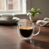 Copia - Setx6 Tazas Doble Pared De Vidrio Taza 250ml Bazar Y Cocina