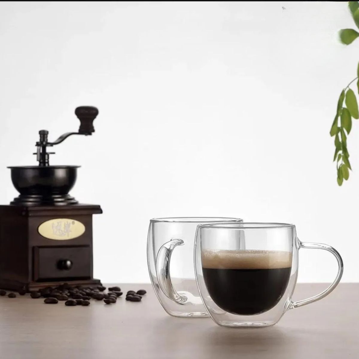 Setx6 Tazas Doble Pared De Vidrio Taza 250ml Bazar Y Cocina Setx6 Tazas Doble Pared De Vidrio Taza 250ml Bazar Y Cocina