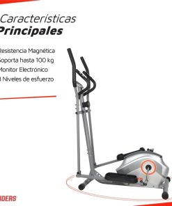 Bicicleta Elíptica Randers Arg-1931 Magnético Color Gris