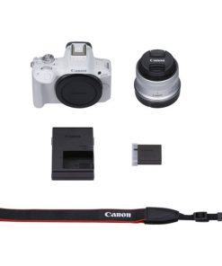 Cámara Digital Mirrorless Canon EOS R50 con Lente 18-45mm Bl