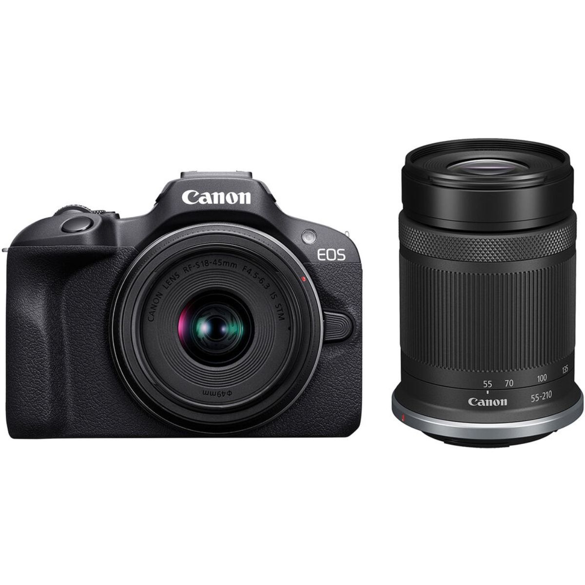 Cámara Mirrorless Canon EOS R100 con dos lentes Cámara Mirrorless Canon EOS R100 con dos lentes