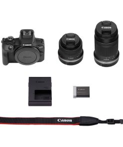 Cámara Mirrorless Canon EOS R100 con dos lentes