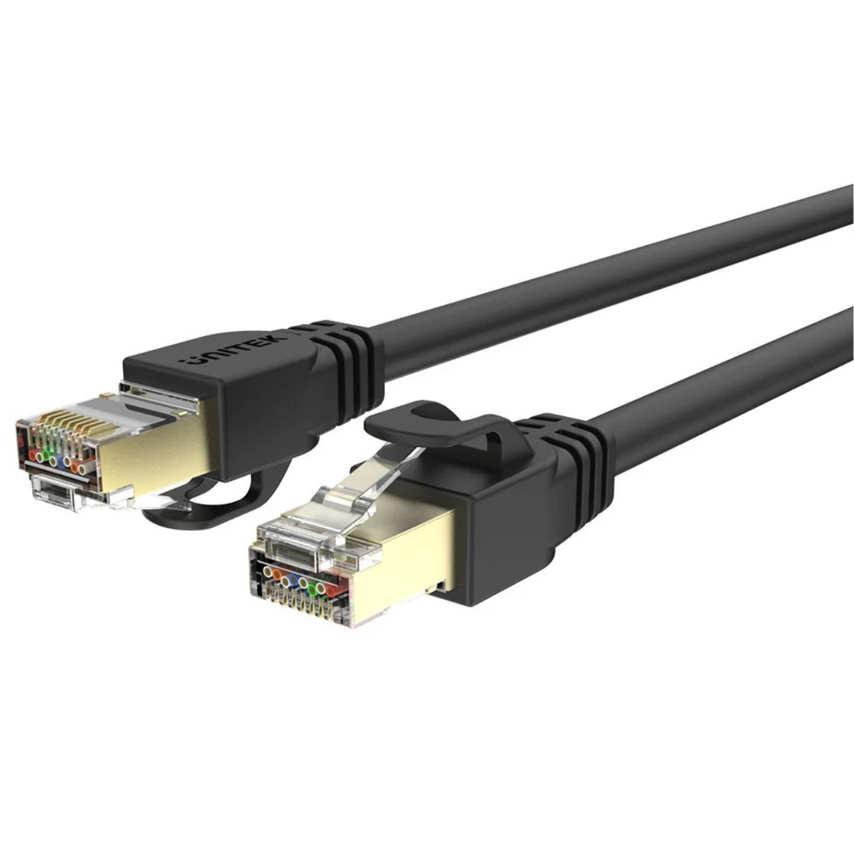 Cable Patchcord Unitek 0.5m Cat 7 negro