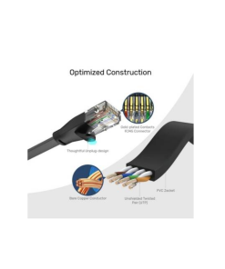 Cable Patchcord Unitek 1m Cat 6 chato