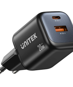 Cargador Unitek Zeno 20W Dual-Port GaN