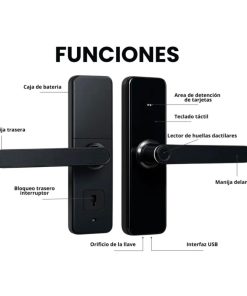 Cerradura Inteligente para Exterior con Huella Digital y App