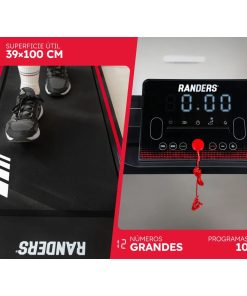 Cinta Motorizada Arg-404 12 Km/h Randers Color Negro