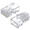 Conector RJ45 Unitek x100 unidades Cat 6 pass-through