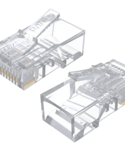 Conector RJ45 Unitek x100 unidades Cat 6 pass-through