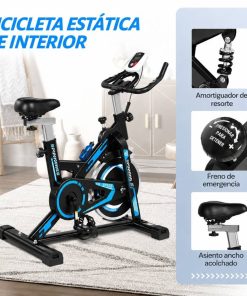 Copia - Bicicleta Spinning Profesional Ergométrica Disco 13Kg Premium