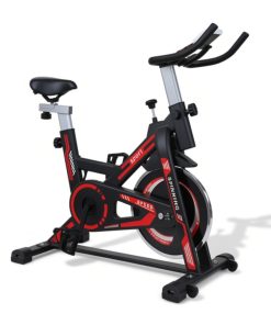 Copia - Bicicleta Spinning Profesional Ergométrica Disco 13Kg Premium Negra/Roja