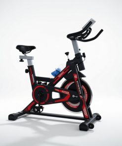 Copia - Bicicleta Spinning Profesional Ergométrica Disco 13Kg Premium Negra/Roja