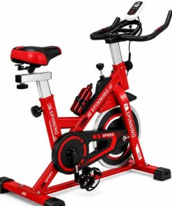 Copia - Bicicleta Spinning Profesional Ergométrica Disco 13Kg Premium Roja