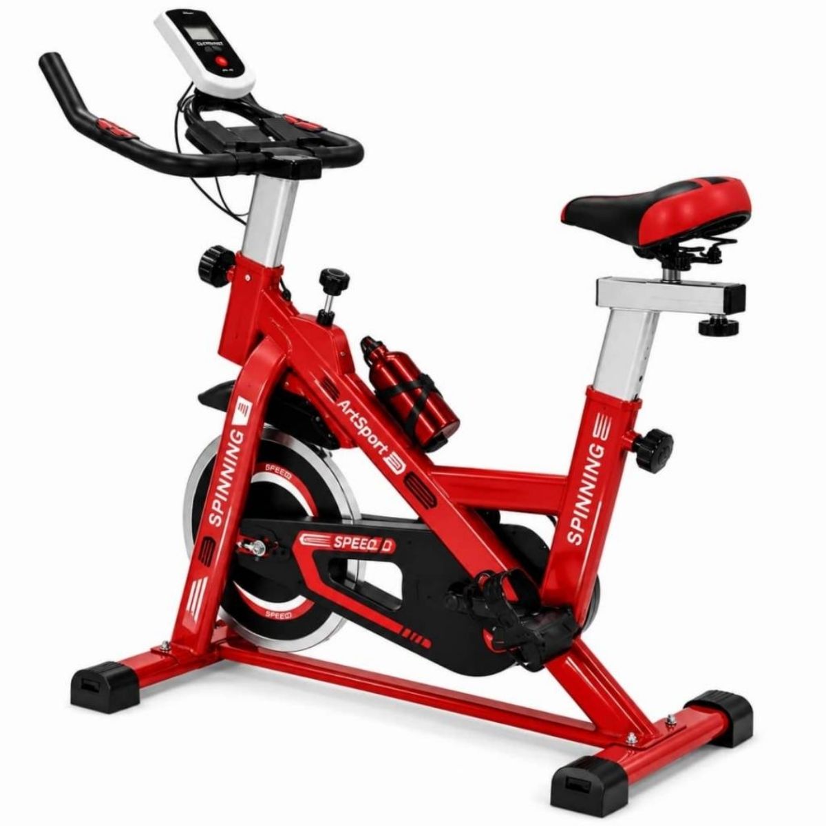 Copia - Bicicleta Spinning Profesional Ergométrica Disco 13Kg Premium Roja Copia - Bicicleta Spinning Profesional Ergométrica Disco 13Kg Premium Roja