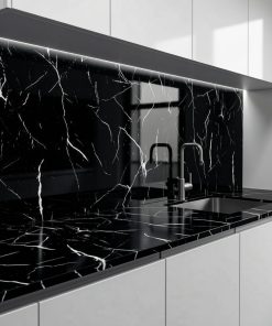 Copia - Placa Adhesiva Simil Marmol Blanco/Hojas Rollo de 1.20 x 3 Metros BS-37139-2