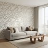 Copia - Placa Adhesiva X 10 Simil Marmol Blanco Rollo de 1.20 x 3 Metros BS-101