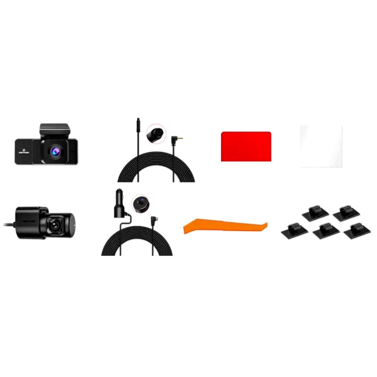 Dashcam Redtiger A3 3 Canales 2.5K Vehicular Wi-Fi Dashcam Redtiger A3 3 Canales 2.5K Vehicular Wi-Fi