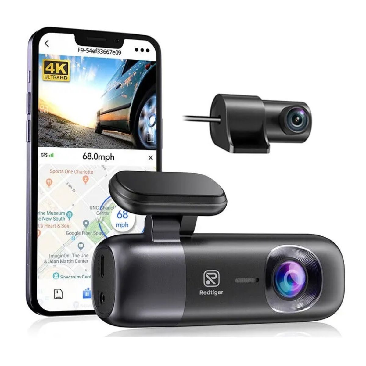 Dashcam Redtiger F9 Dual 4K Frontal 1080P Trasera WiFi GPS Dashcam Redtiger F9 Dual 4K Frontal 1080P Trasera WiFi GPS