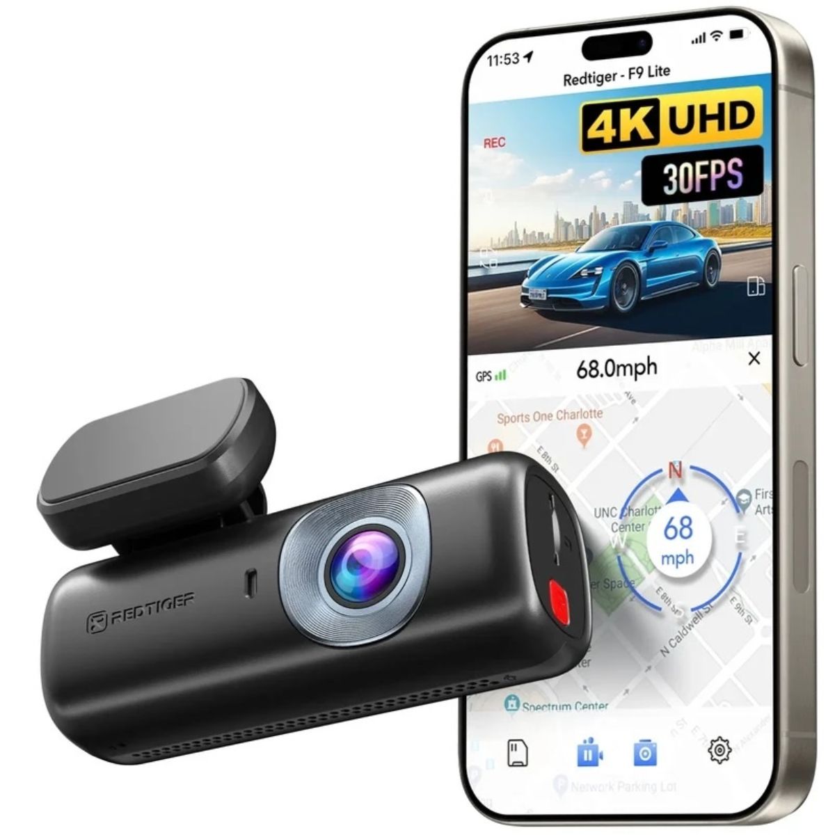 Dashcam Redtiger F9 Lite 4K Ultra WDR Mini Dashcam Redtiger F9 Lite 4K Ultra WDR Mini