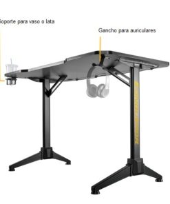 Escritorio Gamer Brateck RGB 120cm