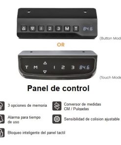 Escritorio Gaming Brateck con Altura Regulable