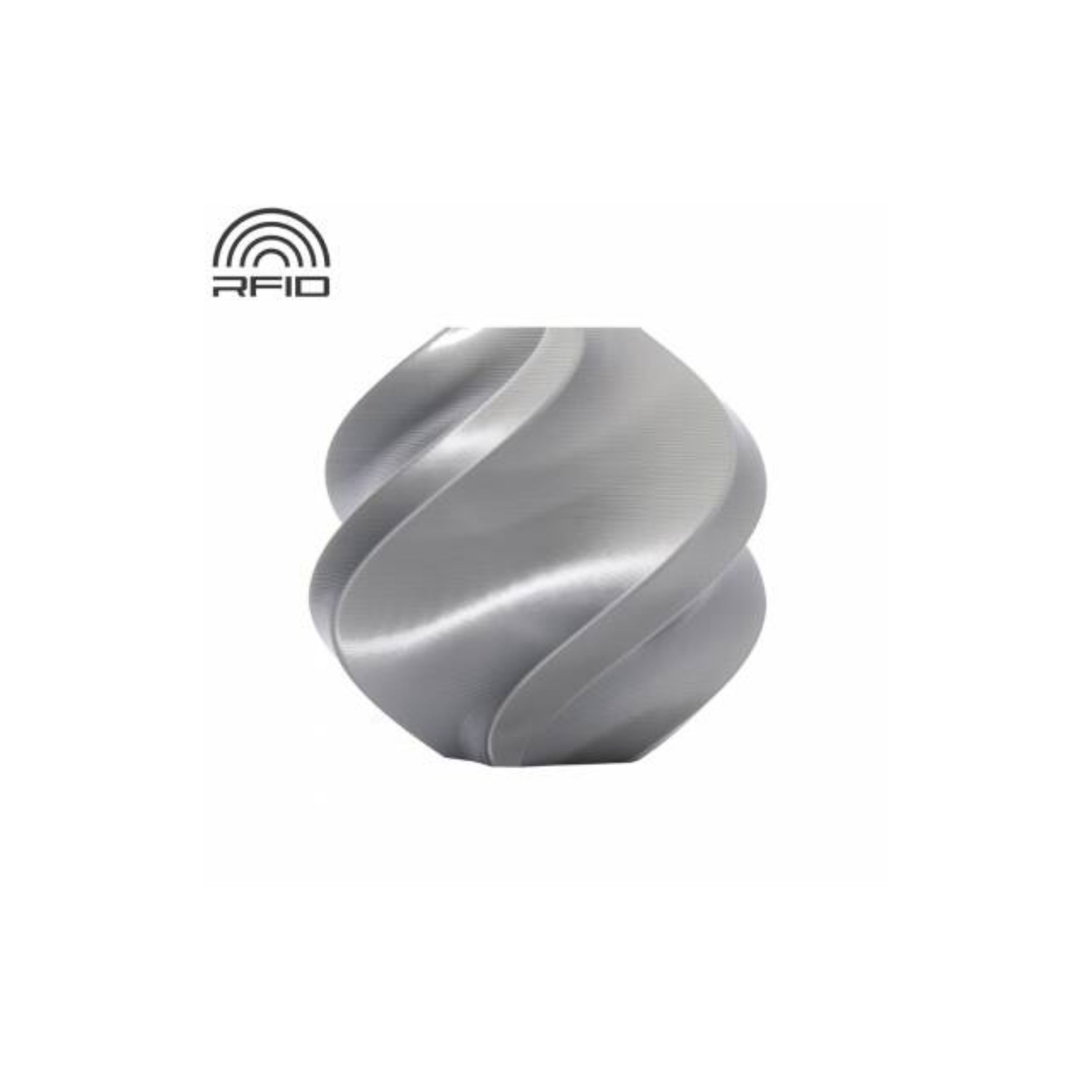 Filamento Bambu Lab PLA Silk+ Plateado Carrete Bambu Lab RFI