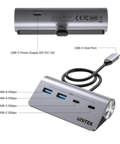 HUB USB-C Unitek 4 en 1