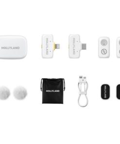 Micrófono Hollyland LARK A1 Combo Hi-Fi Blanco