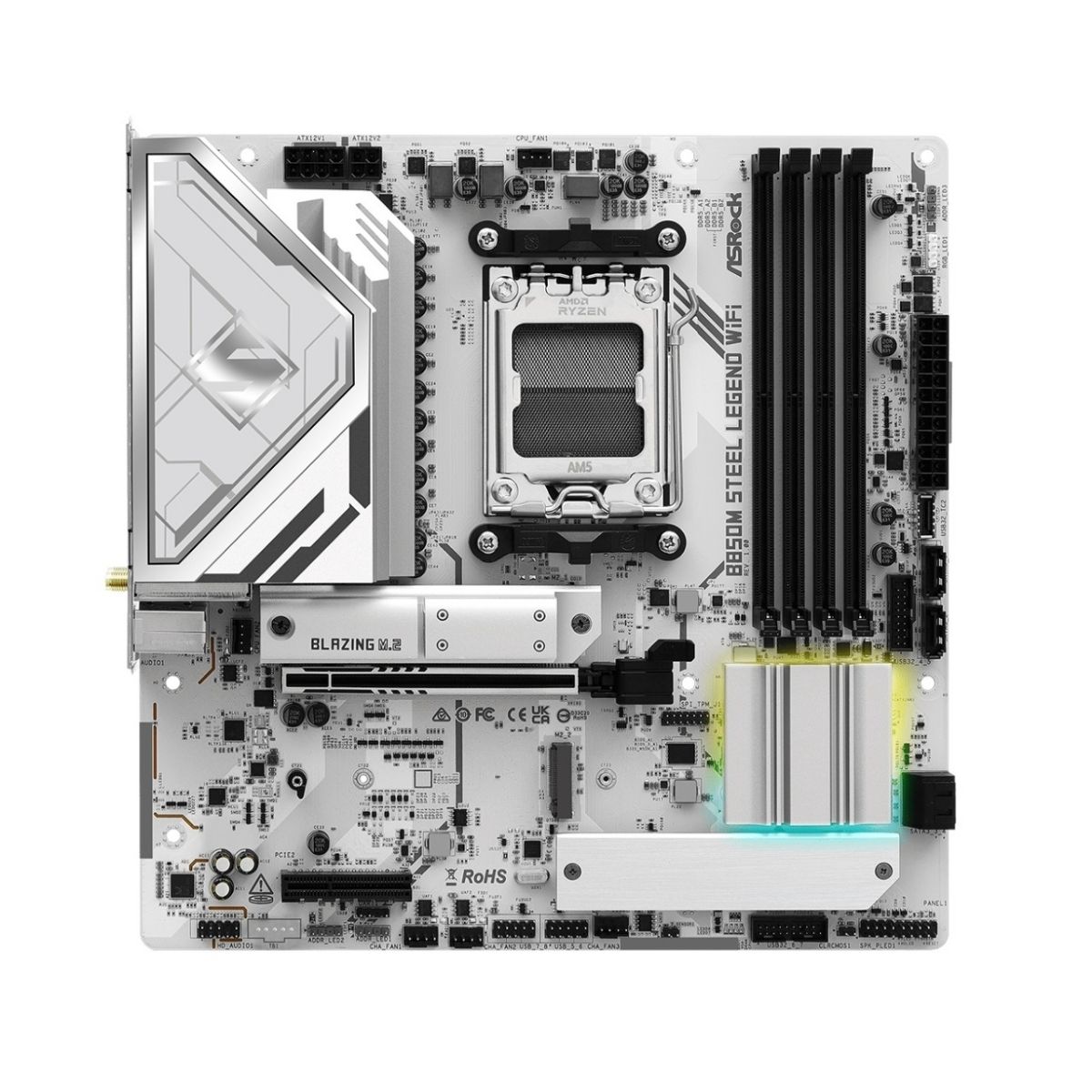 Motherboard Asrock B850M Steel Legend AM5 Wi-Fi 7 Micro ATX
