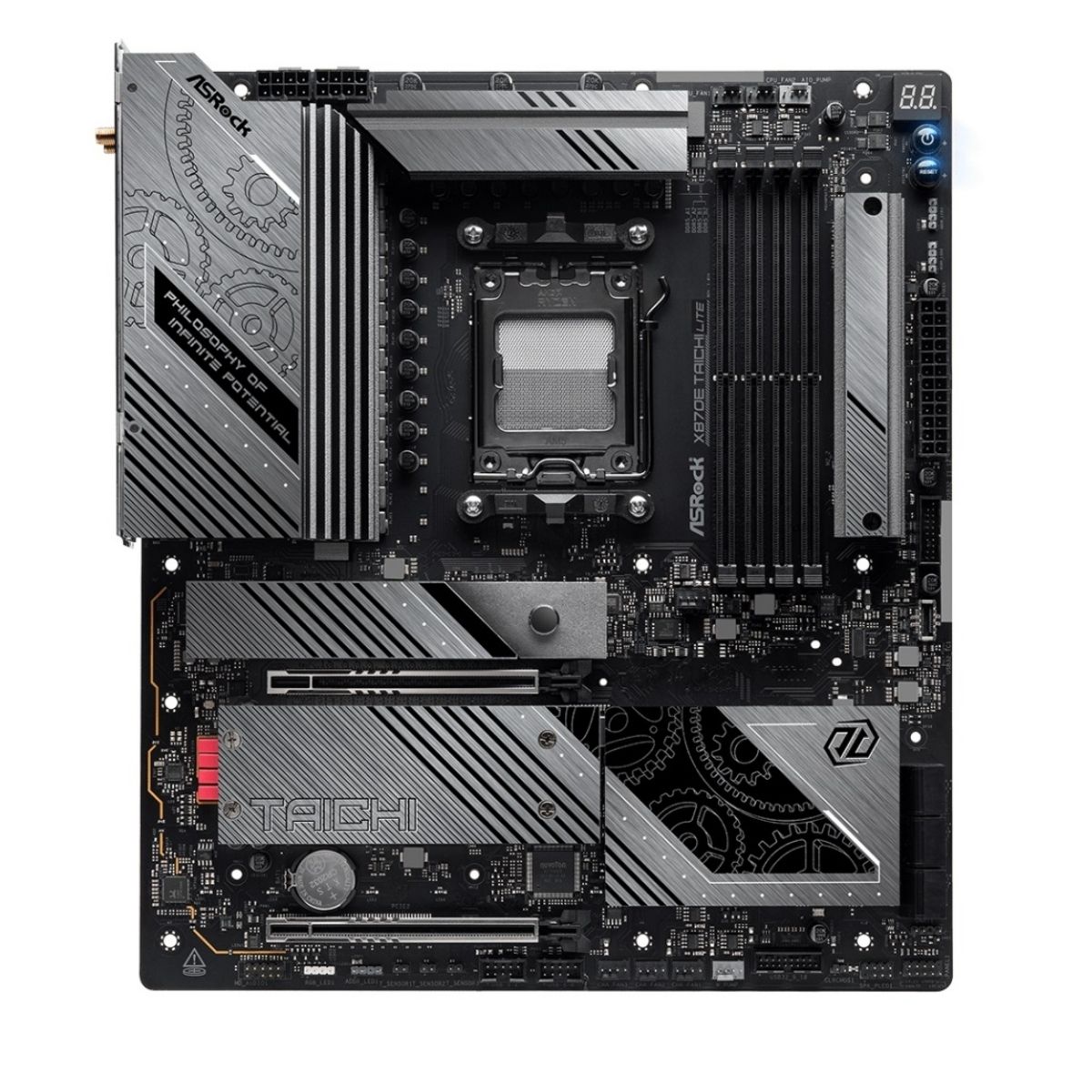 Motherboard Asrock X870E Taichi Lite AM5 WiFi 7 EATX Motherboard Asrock X870E Taichi Lite AM5 WiFi 7 EATX
