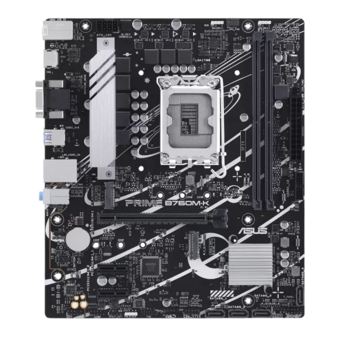 Motherboard Asus Prime B760M-K LGA 1700 DDR5 Micro-ATX Motherboard Asus Prime B760M-K LGA 1700 DDR5 Micro-ATX
