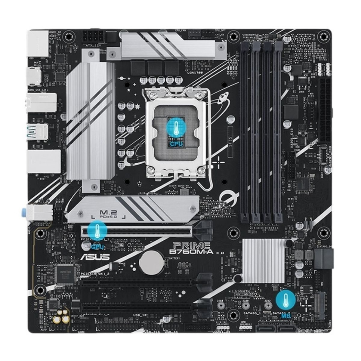 Motherboard Asus Prime B760M LGA 1700 DDR5 Micro-ATX Motherboard Asus Prime B760M LGA 1700 DDR5 Micro-ATX