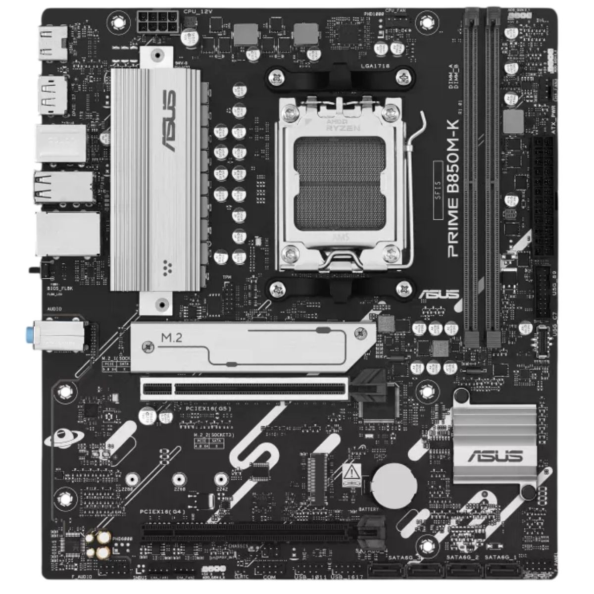 Motherboard Asus Prime B850M-K AM5 DDR5 Micro-ATX Motherboard Asus Prime B850M-K AM5 DDR5 Micro-ATX
