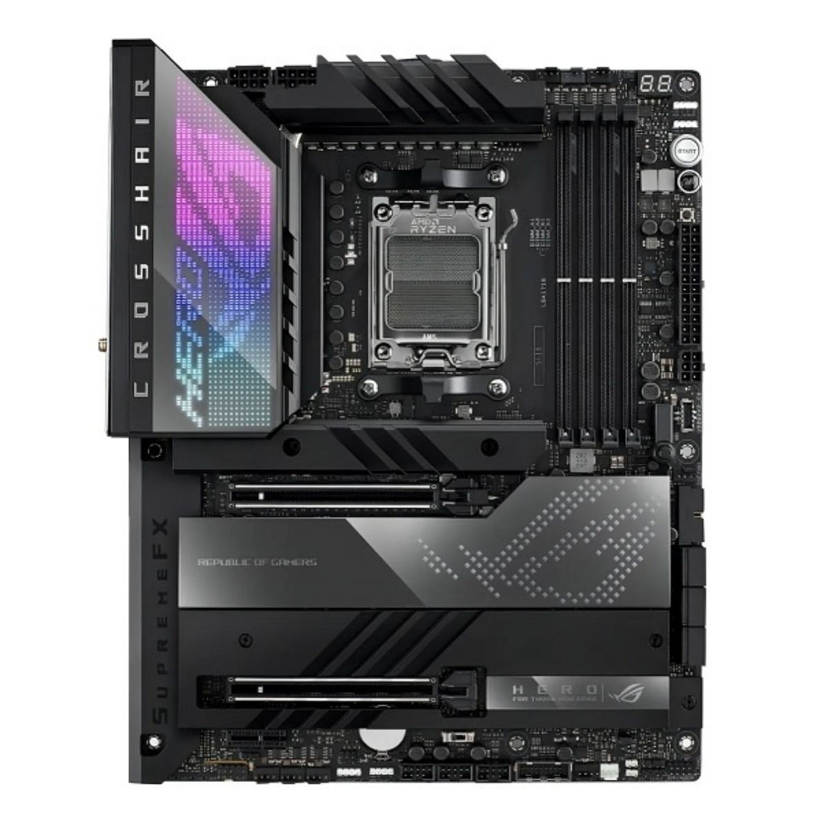 Motherboard Asus ROG Crosshair X670E Hero WiFi 6E AM5 ATX Motherboard Asus ROG Crosshair X670E Hero WiFi 6E AM5 ATX