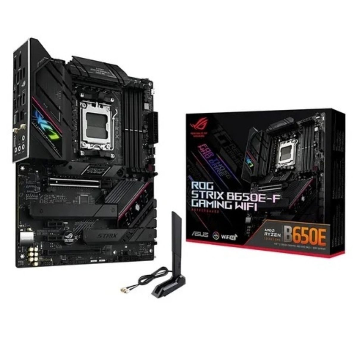 Motherboard Asus ROG Strix B650E-F WiFi 6E AM5 ATX Motherboard Asus ROG Strix B650E-F WiFi 6E AM5 ATX