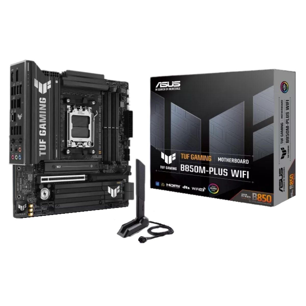 Motherboard Asus TUF Gaming B850M-Plus WiFi 6E AM5 Micro-ATX Motherboard Asus TUF Gaming B850M-Plus WiFi 6E AM5 Micro-ATX