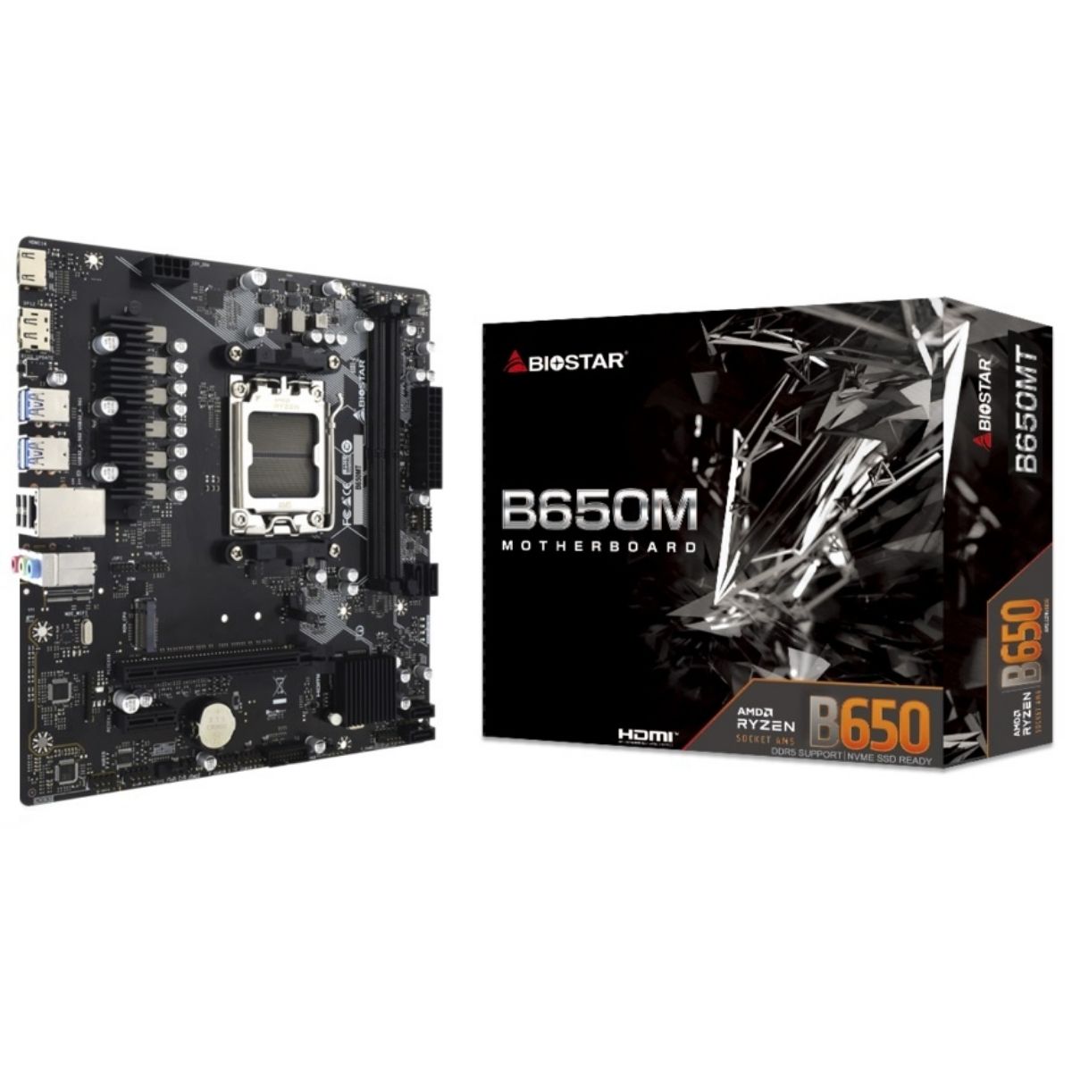Motherboard BioStar B650MT AM5 DDR5 Micro-ATX Motherboard BioStar B650MT AM5 DDR5 Micro-ATX