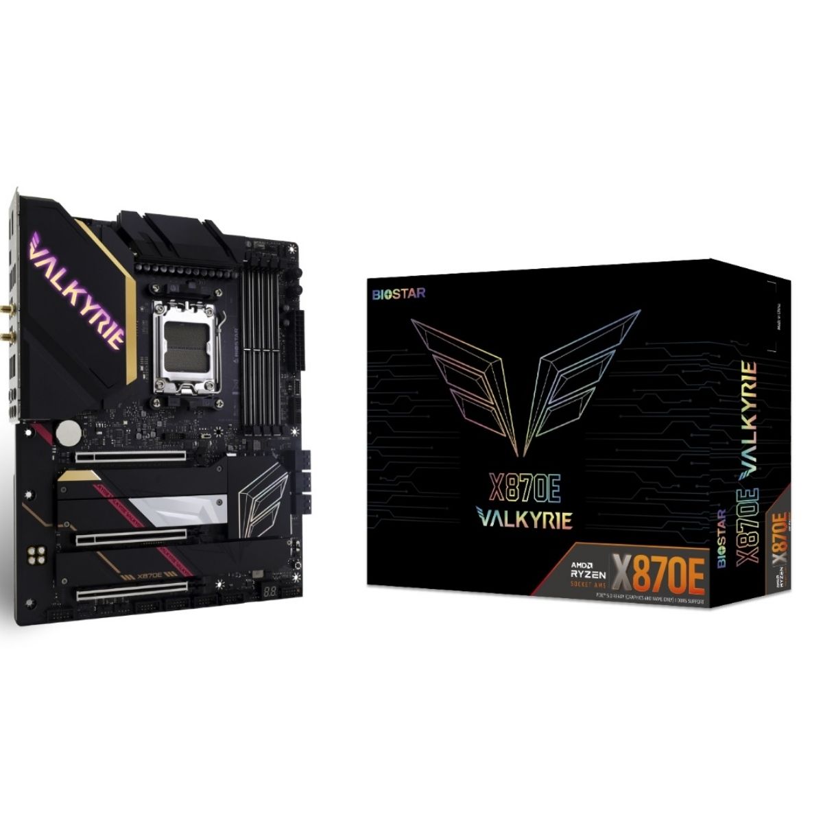 Motherboard BioStar X870E VALKYRIE AM5 DDR5 ATX Motherboard BioStar X870E VALKYRIE AM5 DDR5 ATX