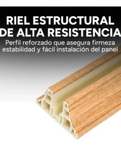 Panel Divisor Separa Ambientes 2,4X2,90m + 2 Rieles 3m BEIGE