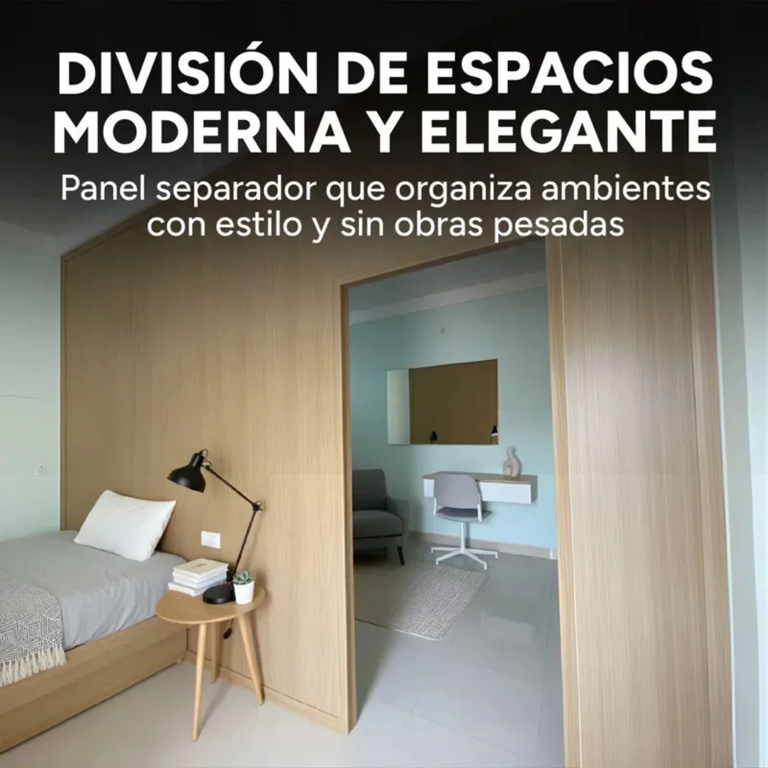 Panel Divisor Separa Ambientes 2,4X2,90m + 2 Rieles 3m BEIGE Panel Divisor Separa Ambientes 2,4X2,90m + 2 Rieles 3m BEIGE