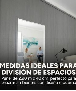 Panel Divisor Separador Ambientes 2,4 X 2,90m GRIS