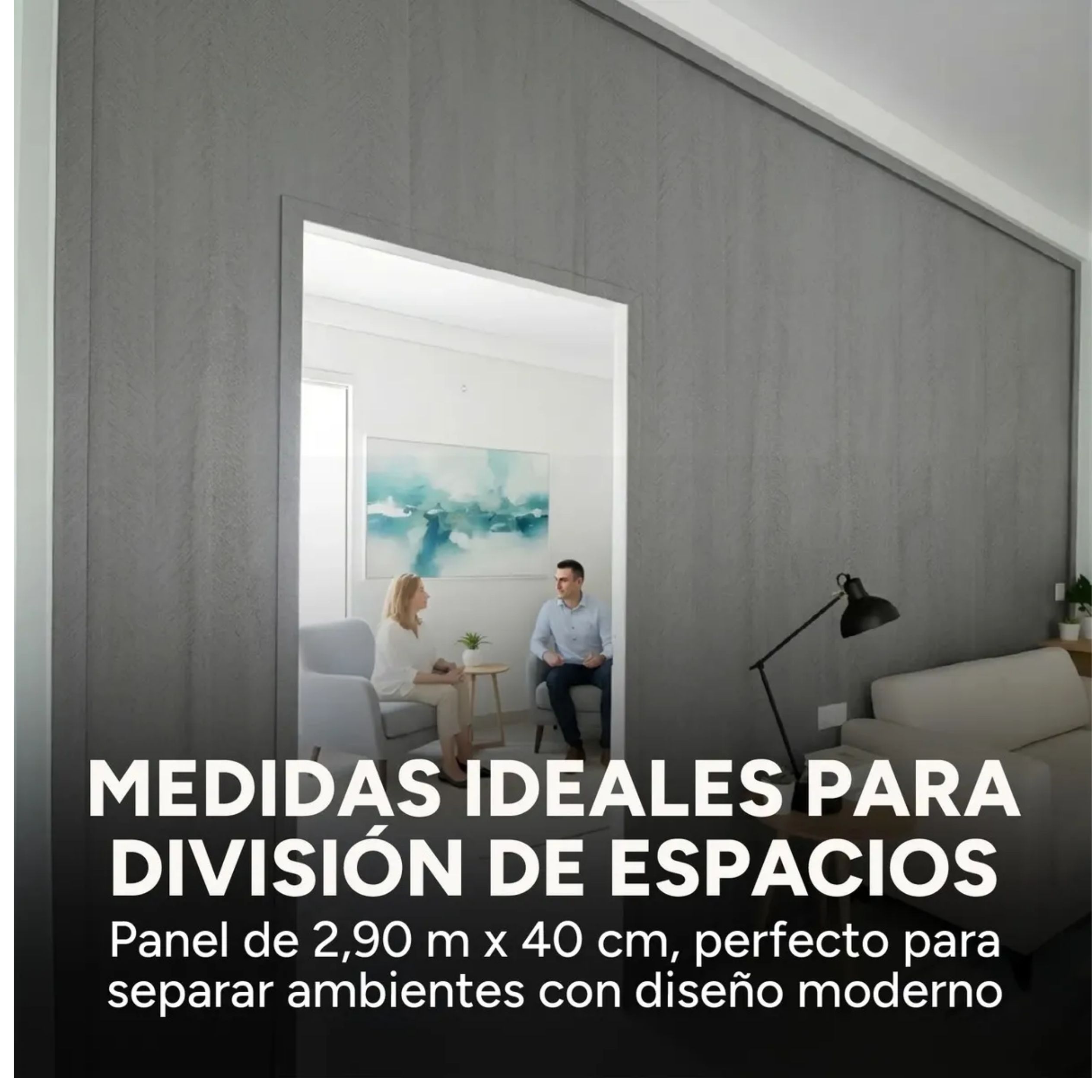Panel Divisor Separador Ambientes 2,4 X 2,90m GRIS Panel Divisor Separador Ambientes 2,4 X 2,90m GRIS