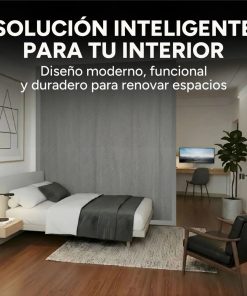 Panel Divisor Separador Ambientes 2,4 X 2,90m GRIS