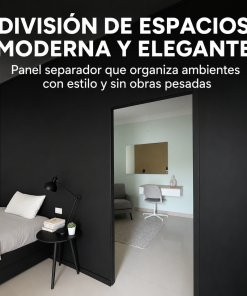 Panel Divisor Separador Ambientes 2,4 X 2,90m NEGRO