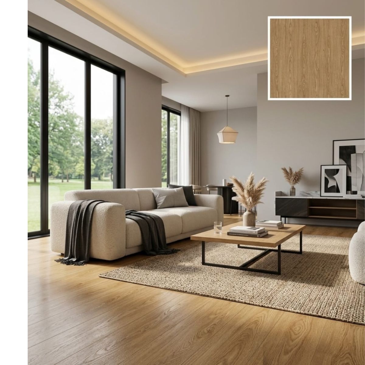 Piso Vinílico SPC 05002 Sistema Click 2,64m2 Símil Madera Piso Vinílico SPC 05002 Sistema Click 2,64m2 Símil Madera