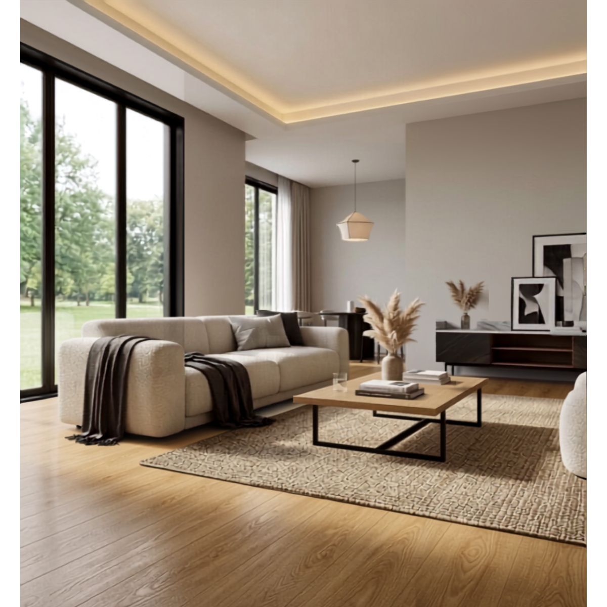 Piso Vinílico SPC 05002 Sistema Click m2 Símil Madera