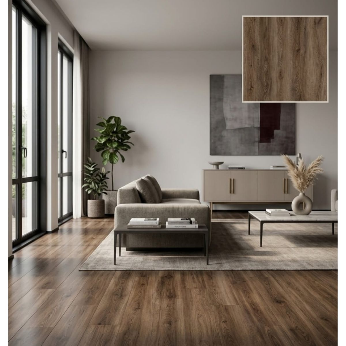 Piso Vinílico SPC 05004 Sistema Click 2,64m2 Símil Madera Piso Vinílico SPC 05004 Sistema Click 2,64m2 Símil Madera