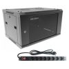 Rack Hikvision 6U de Pared con PDU de 8 Tomas